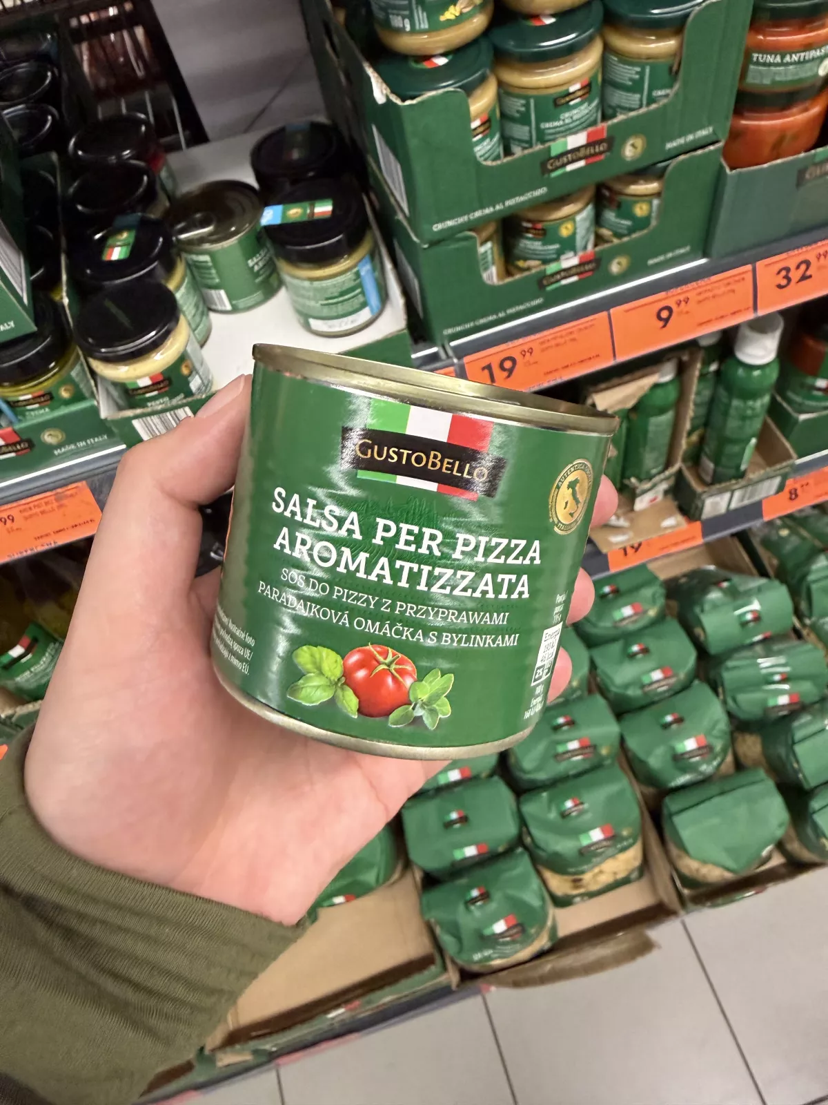GustoBello Salsa per Pizza Aromatizzata / Sos do pizzy z przyprawami | 230g