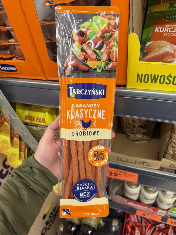 Tarczyński Kabanosy Klasyczne Drobiowe | 300g