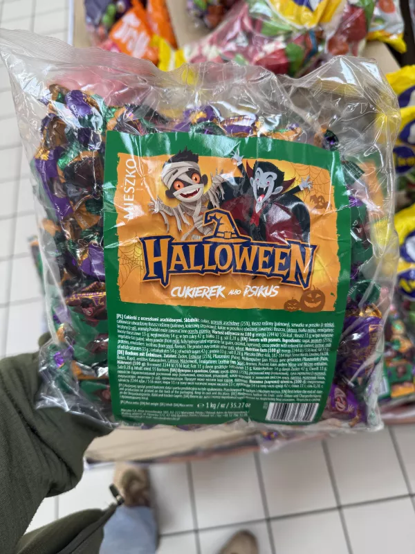 Mieszko Halloween Cukierek albo psikus cukierki z orzeszkami arachidowymi | 1kg