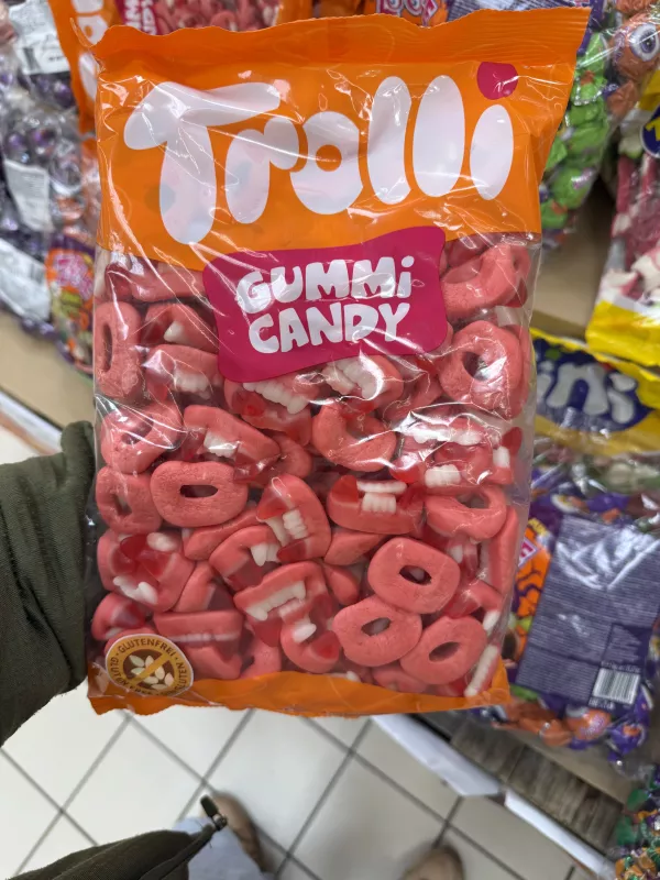 Trolli Gummi Candy Vampir Zähne / Wampirze zęby | 1000g