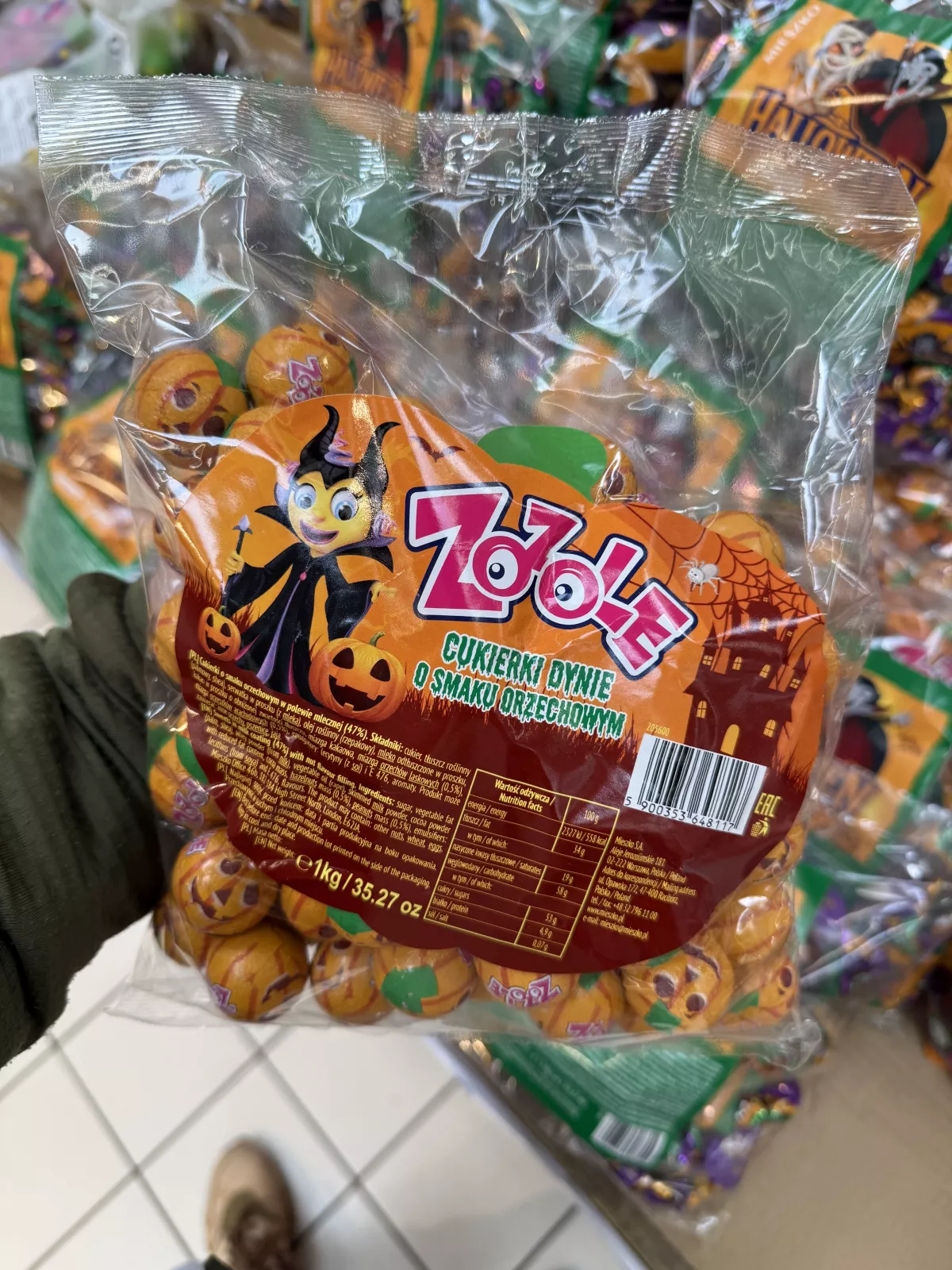 Zozole Cukierki dynie o smaku orzechowym | 1kg