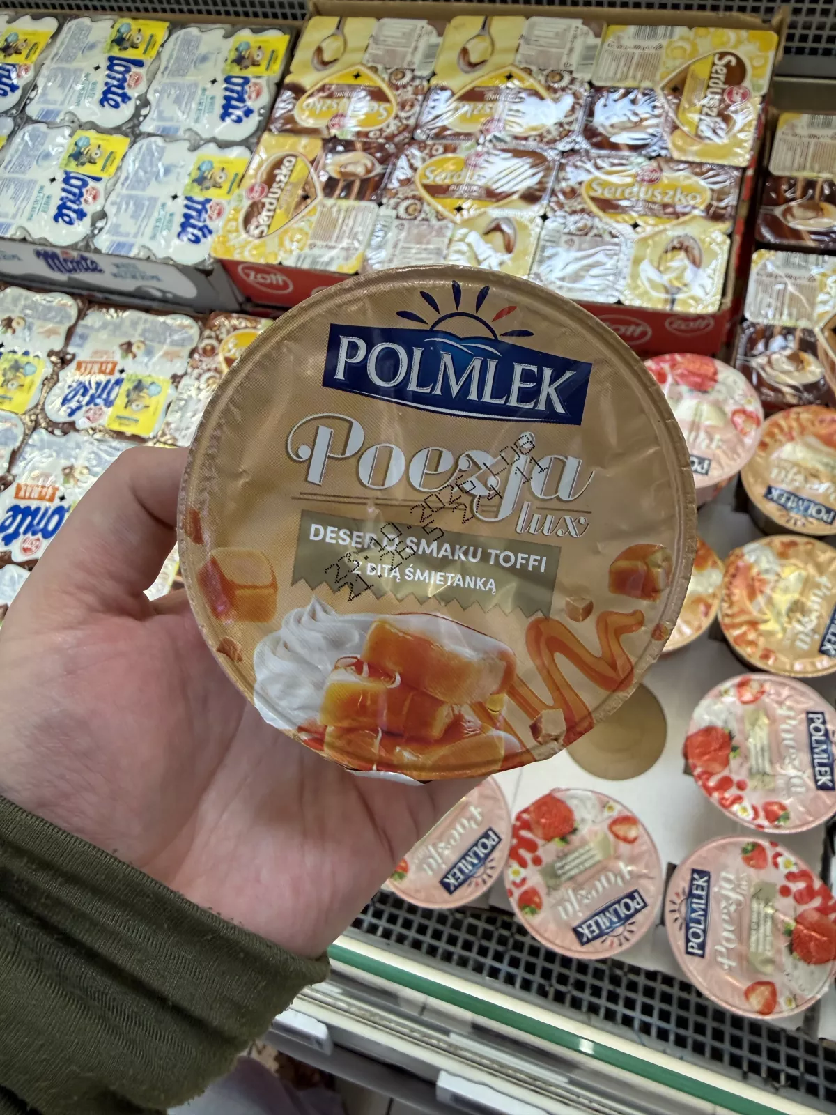 Polmlek Poezja Lux Deser o smaku toffi z bitą śmietanką | 180g