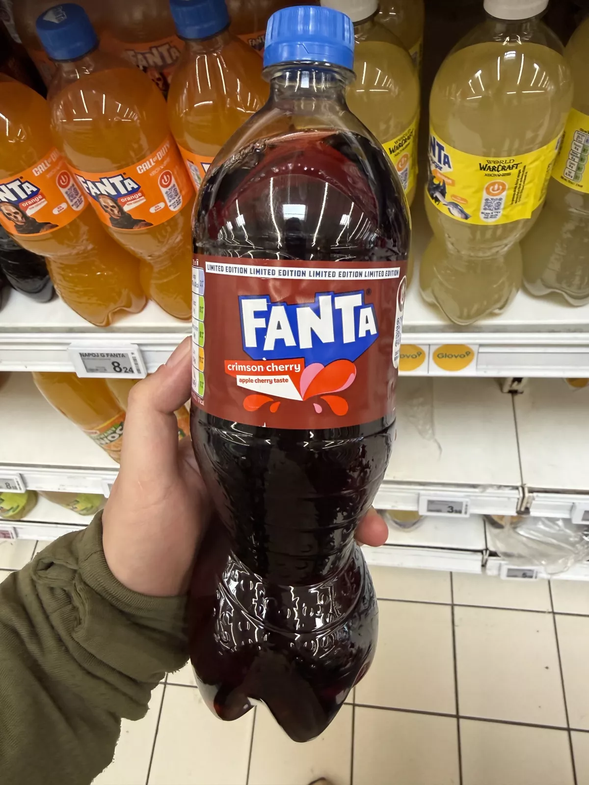 Fanta Crimson Cherry (Limited Edition, czerwona etykieta) | 850ml