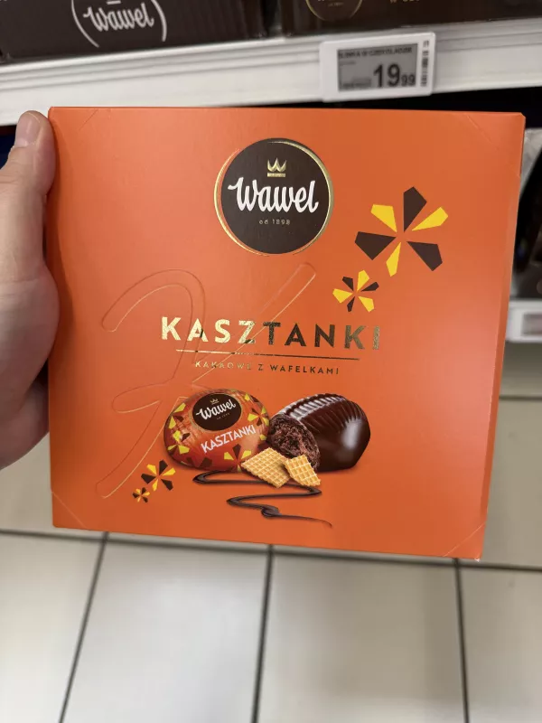 Wawel Kasztanki kakaowe z wafelkami | 160g