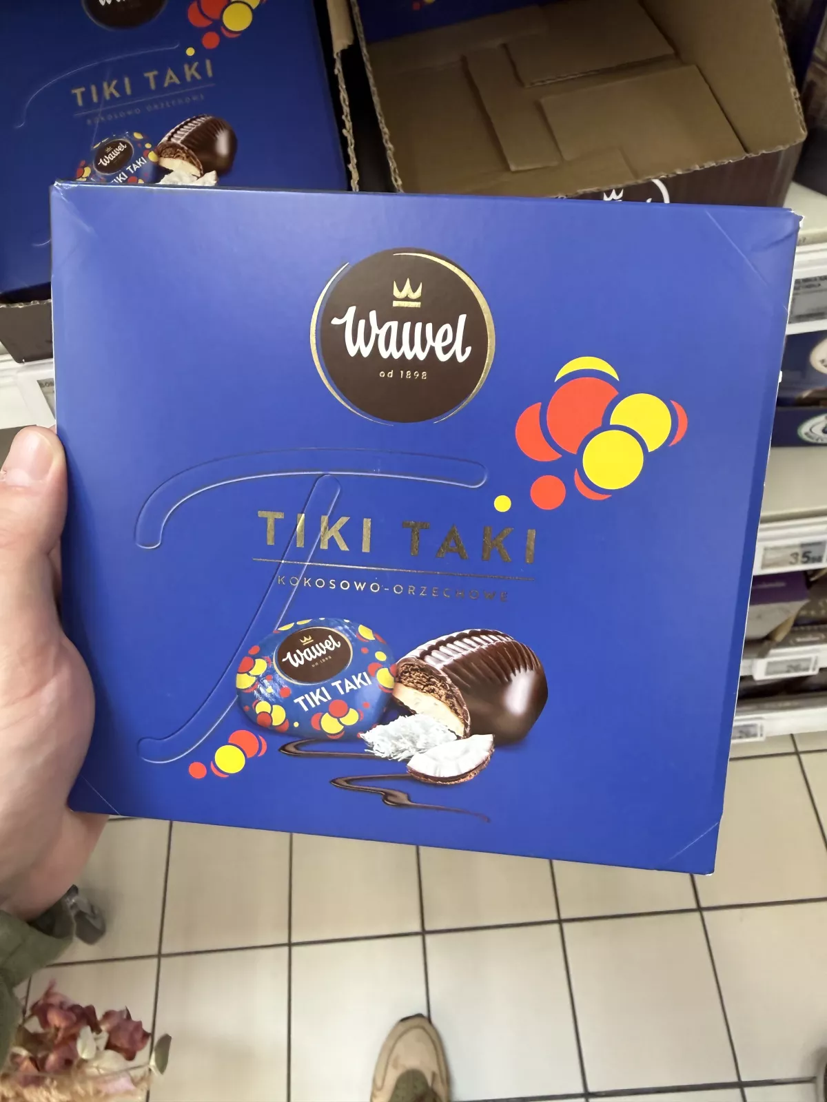 Wawel Tiki Taki kokosowo-orzechowe czekoladki | 155g