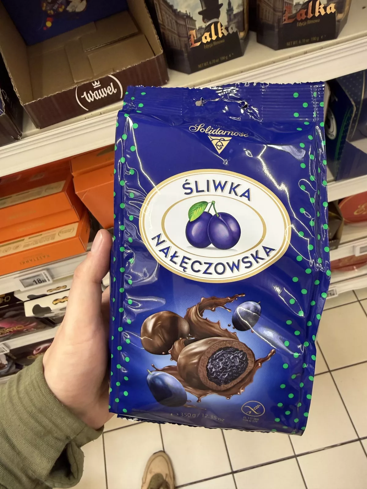 Solidarność Śliwka Nałęczowska w czekoladzie | 350g