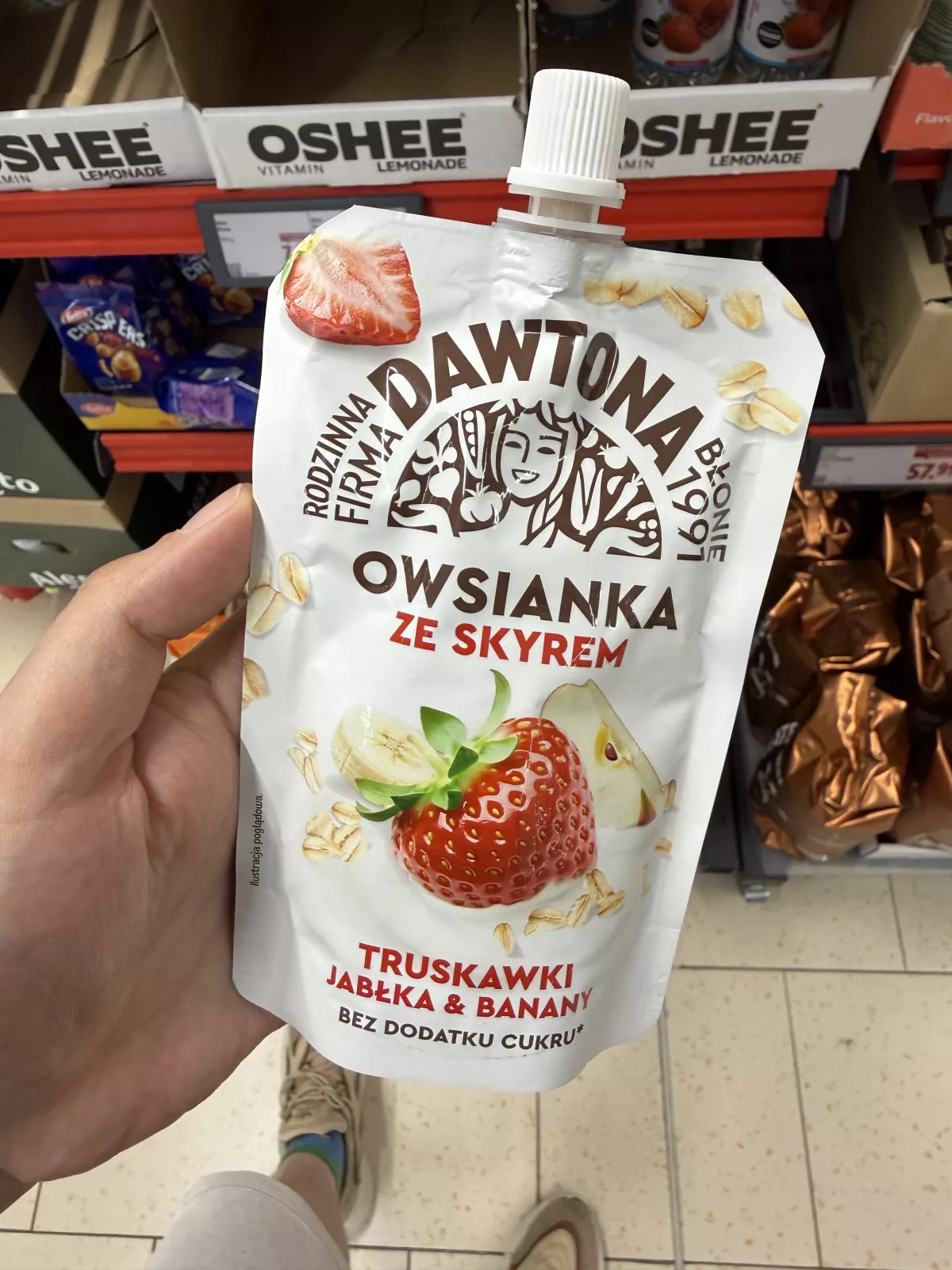 Dawtona Owsianka ze skyrem Truskawki, Jabłka & Banany | 170g