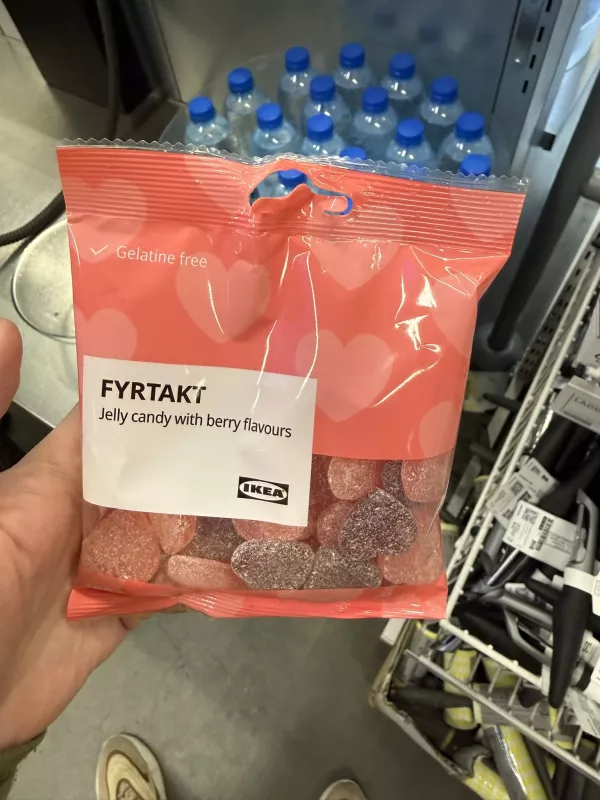 IKEA FYRTAKT Jelly candy with berry flavours | 100g