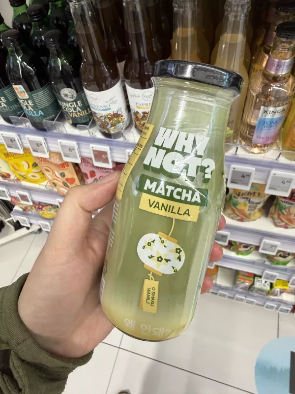 Why Not? Matcha Vanilla napój w stylu matcha latte o smaku wanilii | 280ml