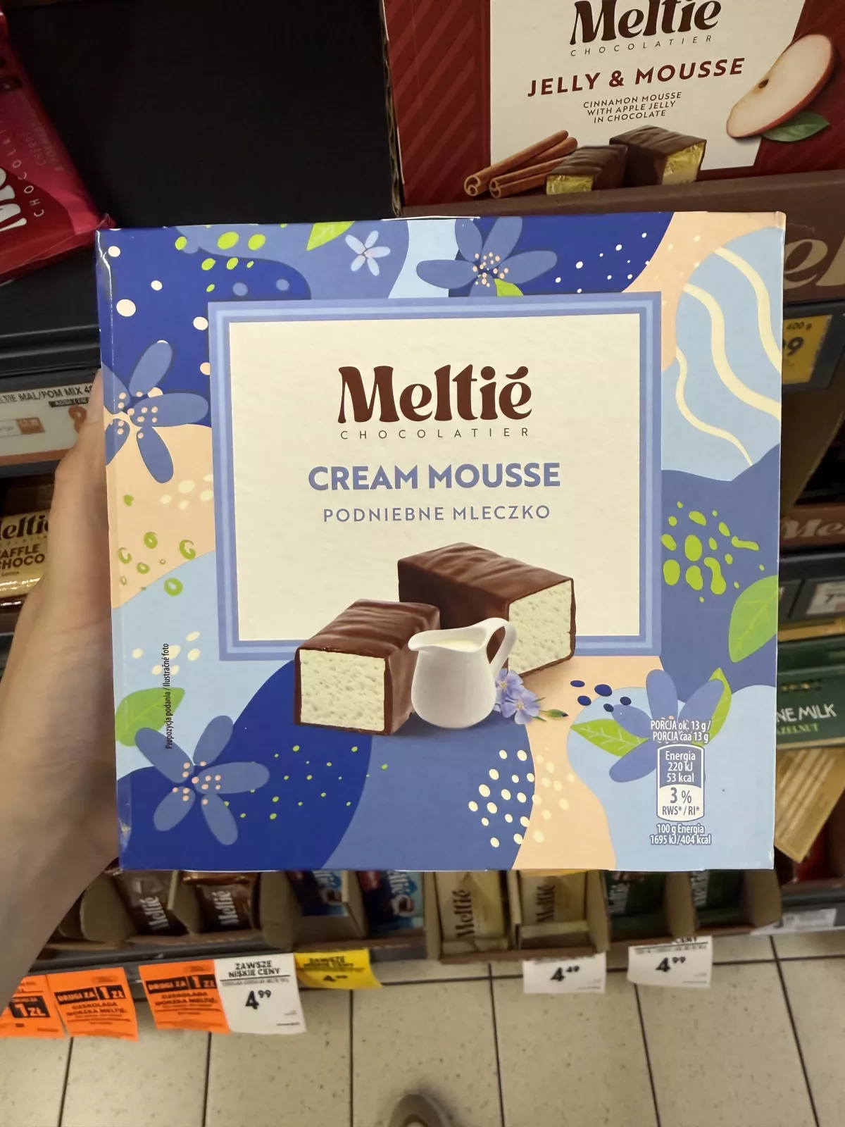Meltié Chocolatier Cream Mousse / Podniebne mleczko | 380g