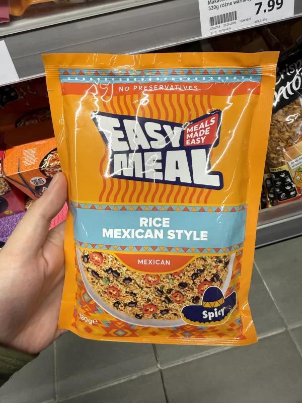 Easy Meal Rice Mexican Style / Ryż w stylu meksykańskim | 180g