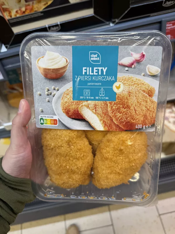 Chef Select Filety z piersi kurczaka panierowane | 400g