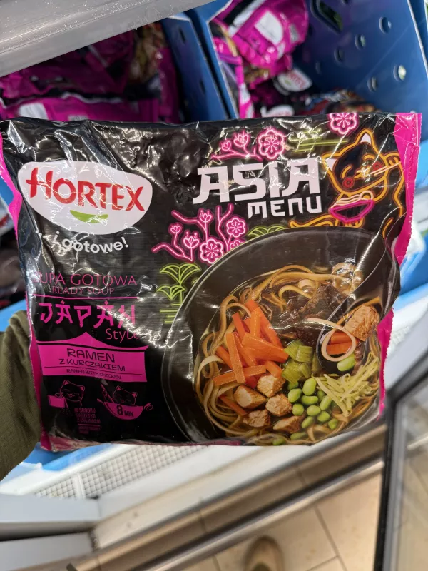 Hortex Asia Menu Zupa gotowa Japan Style Ramen z kurczakiem | 400g