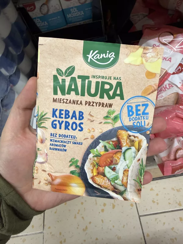 Kania Natura Mieszanka przypraw Kebab Gyros | 18g