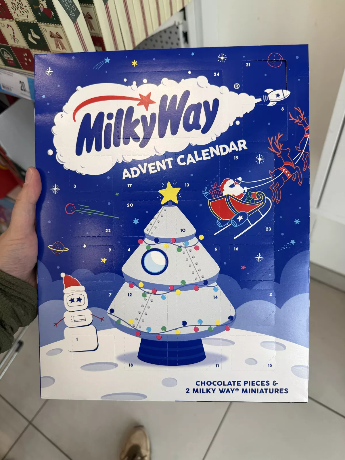 Milky Way Advent Calendar / Kalendarz adwentowy | 110g