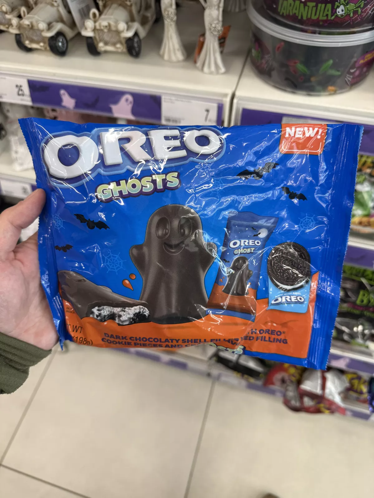 Oreo Ghosts / Figurki duszków w polewie o smaku czekoladowym | 198g