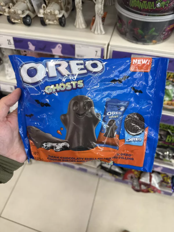 Oreo Ghosts / Figurki duszków w polewie o smaku czekoladowym | 198g