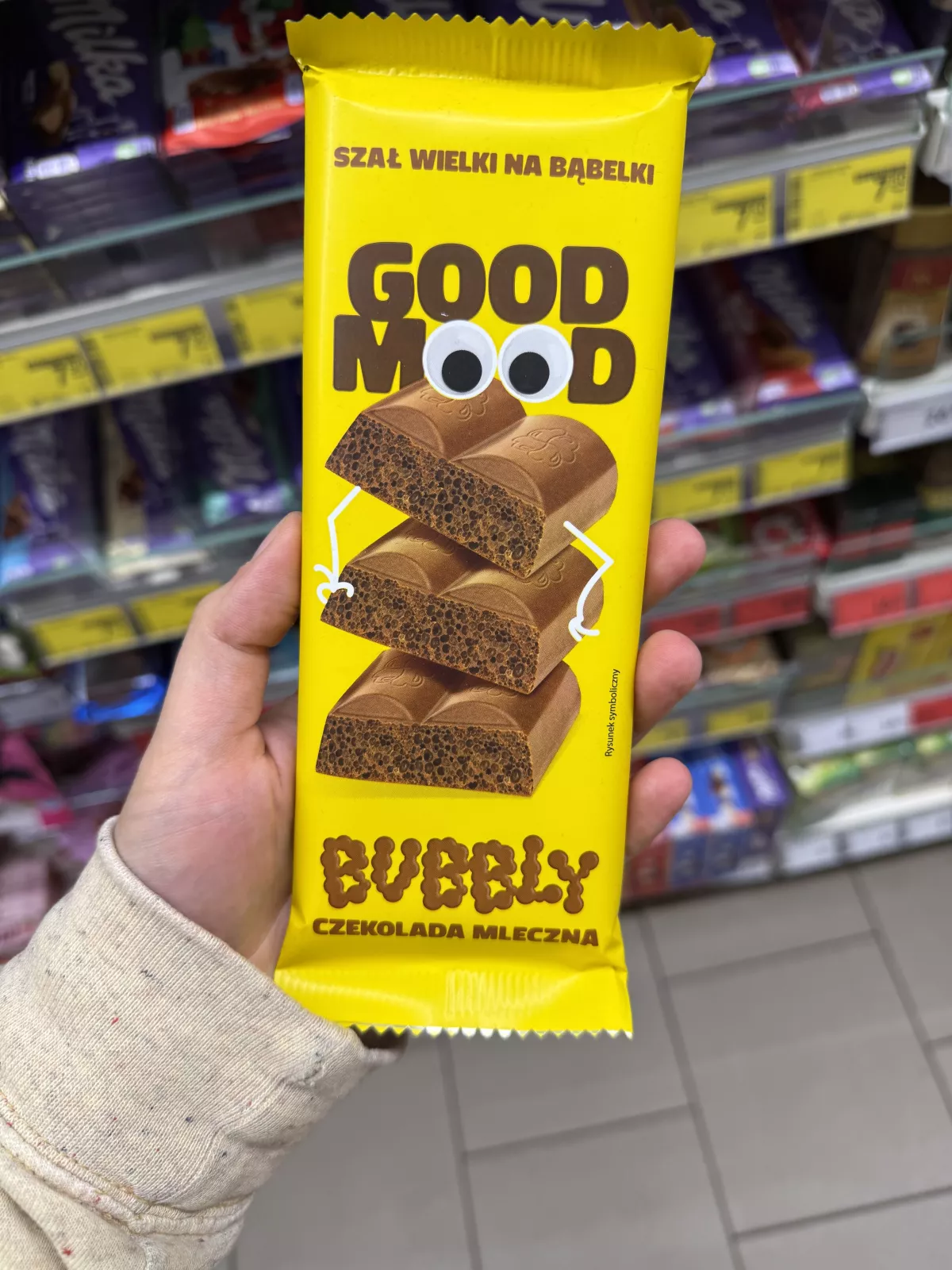 Good Mood Bubbly czekolada mleczna napowietrzona | 75g