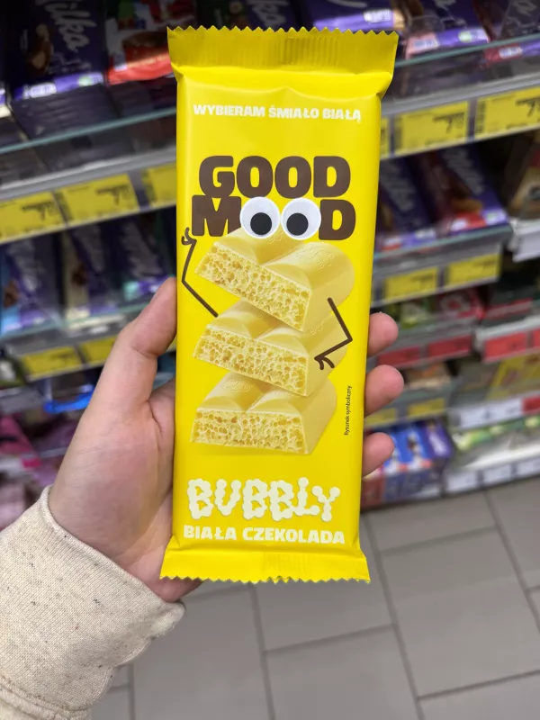 Good Mood Bubbly biała czekolada napowietrzona | 75g