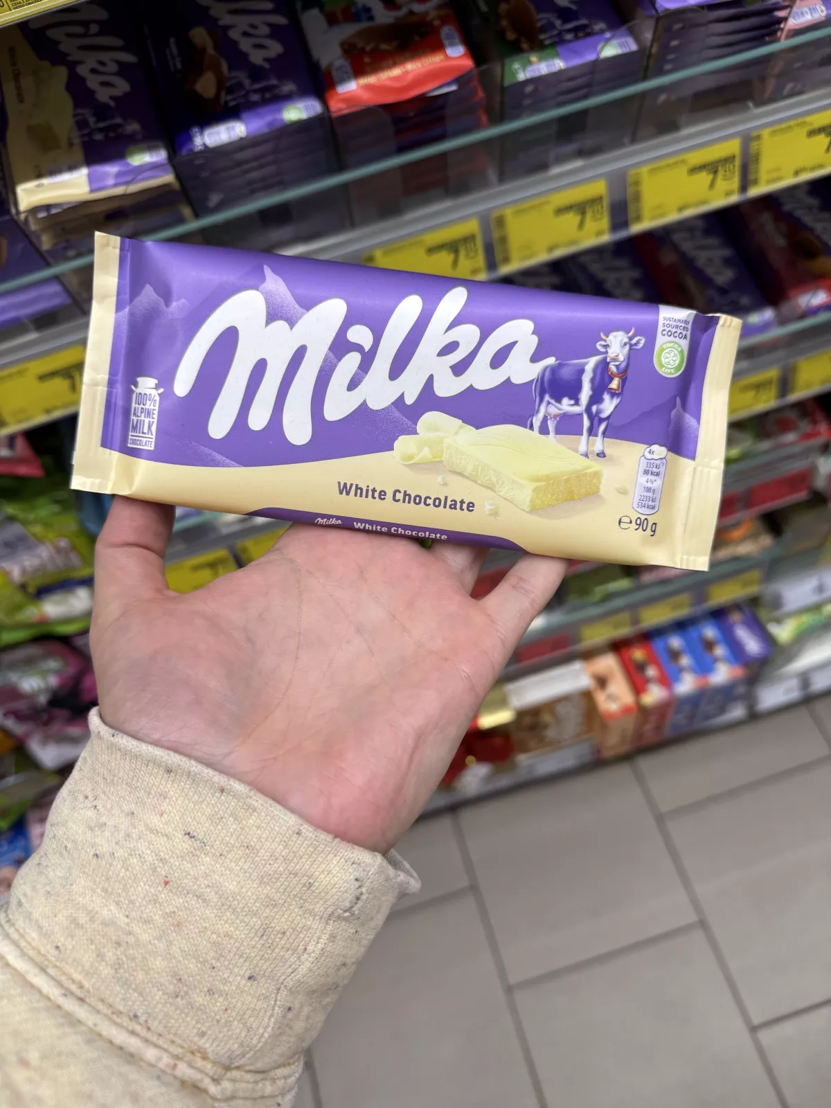 Milka White Chocolate czekolada biała | 90g