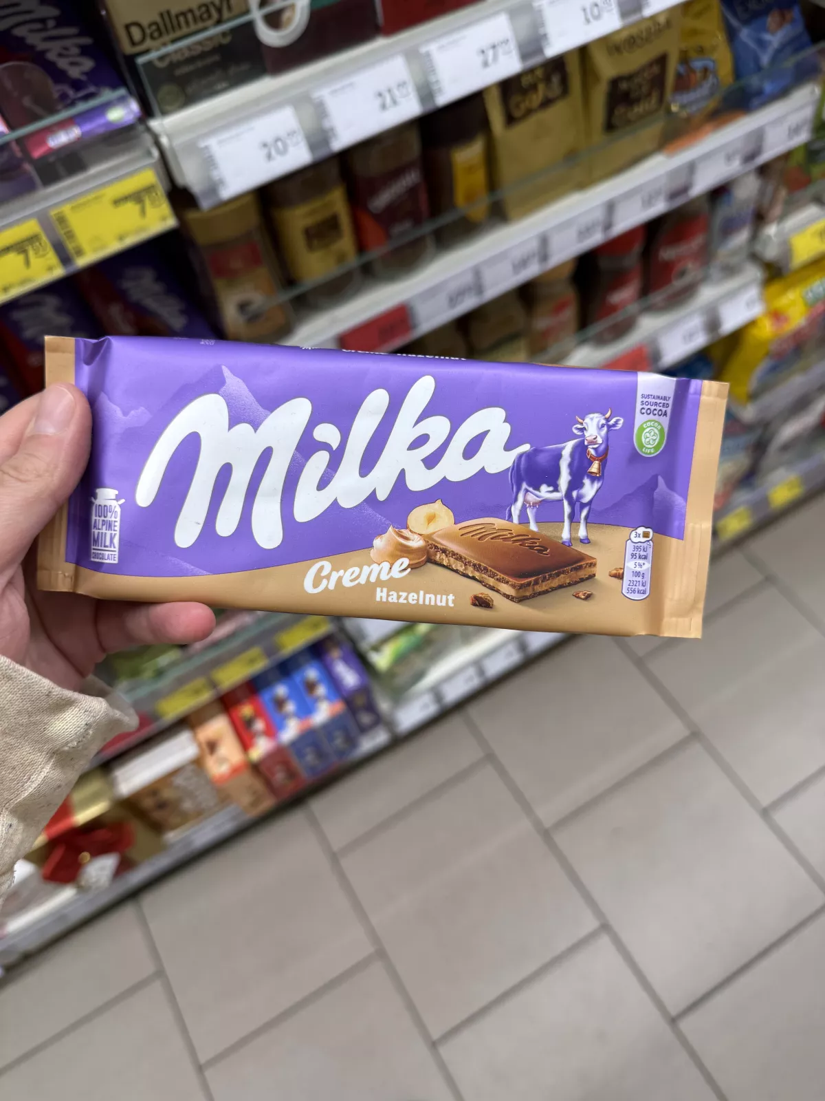 Milka Creme Hazelnut | 85g