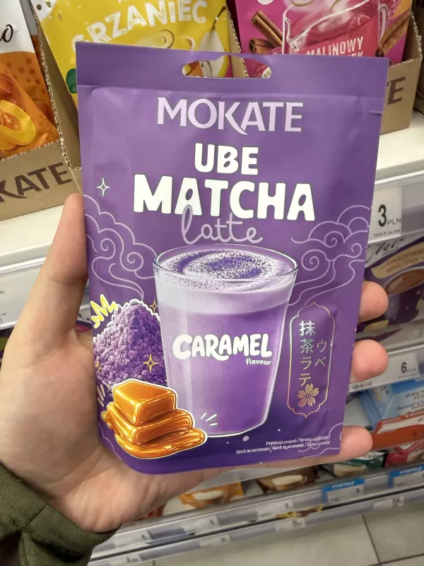 Mokate Ube Matcha Latte Caramel flavour | 25g