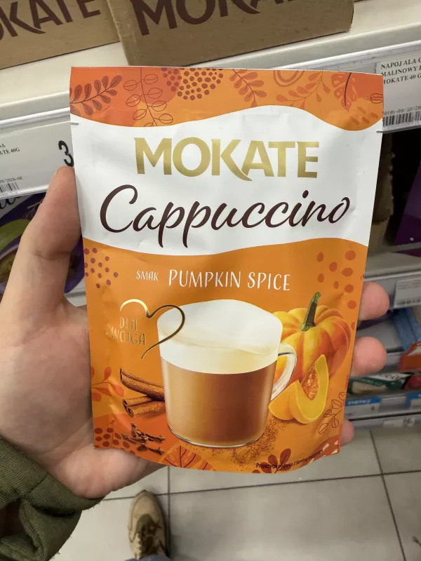 Mokate Cappuccino dla Dwojga smak Pumpkin Spice | 40g