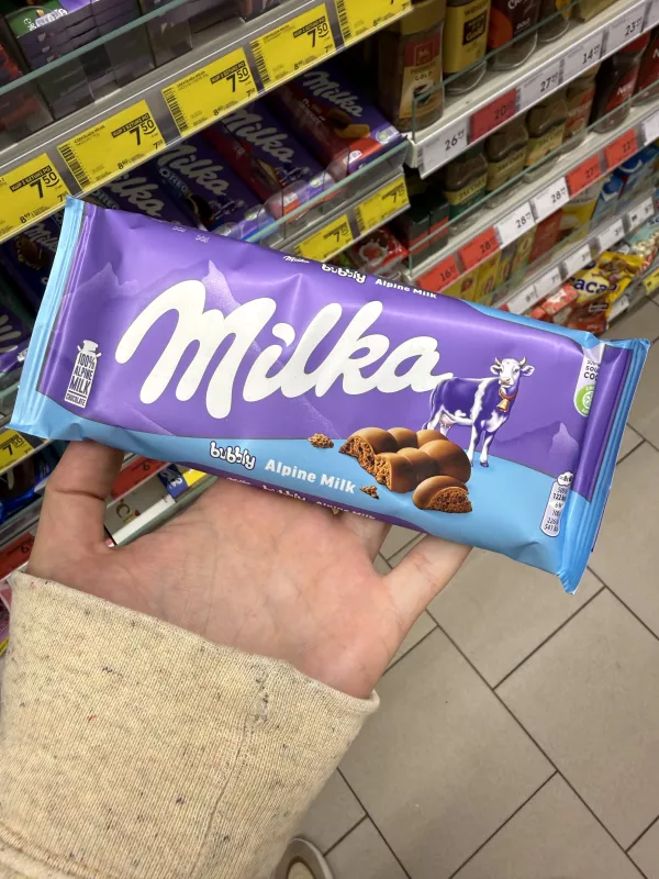 Milka Bubbly Alpine Milk | 90g