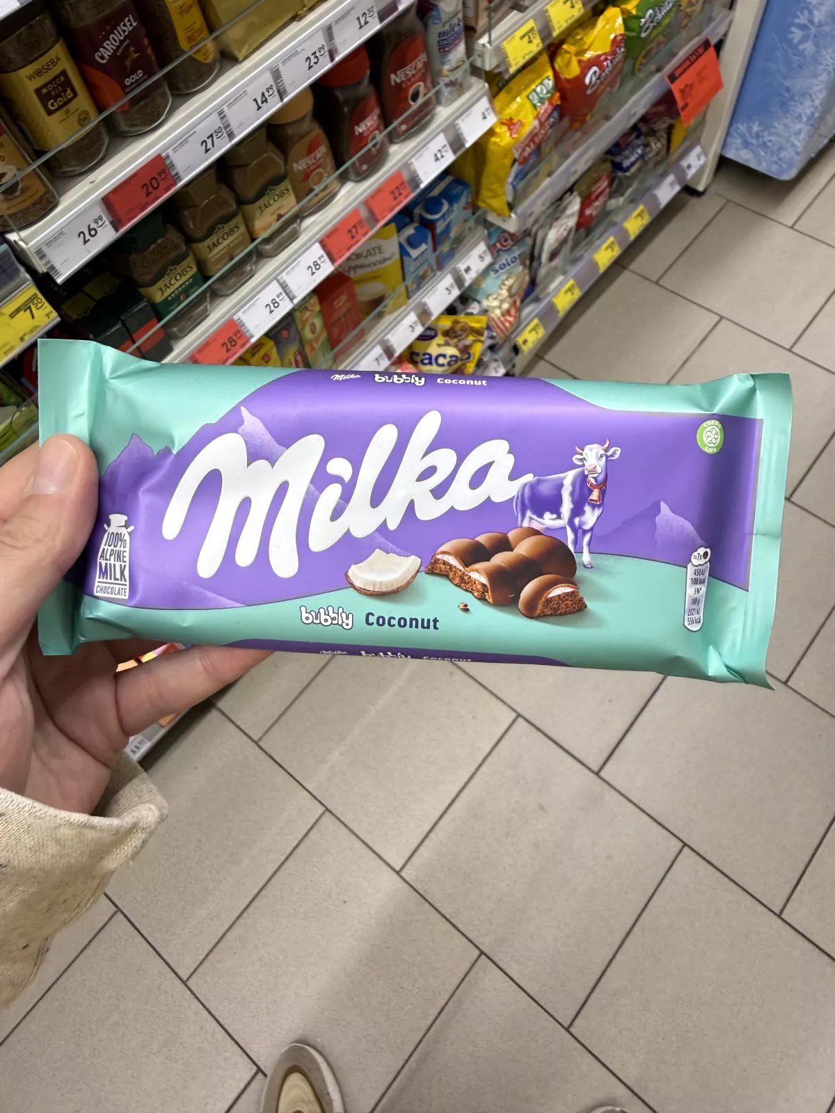 Milka Bubbly Coconut | 97g