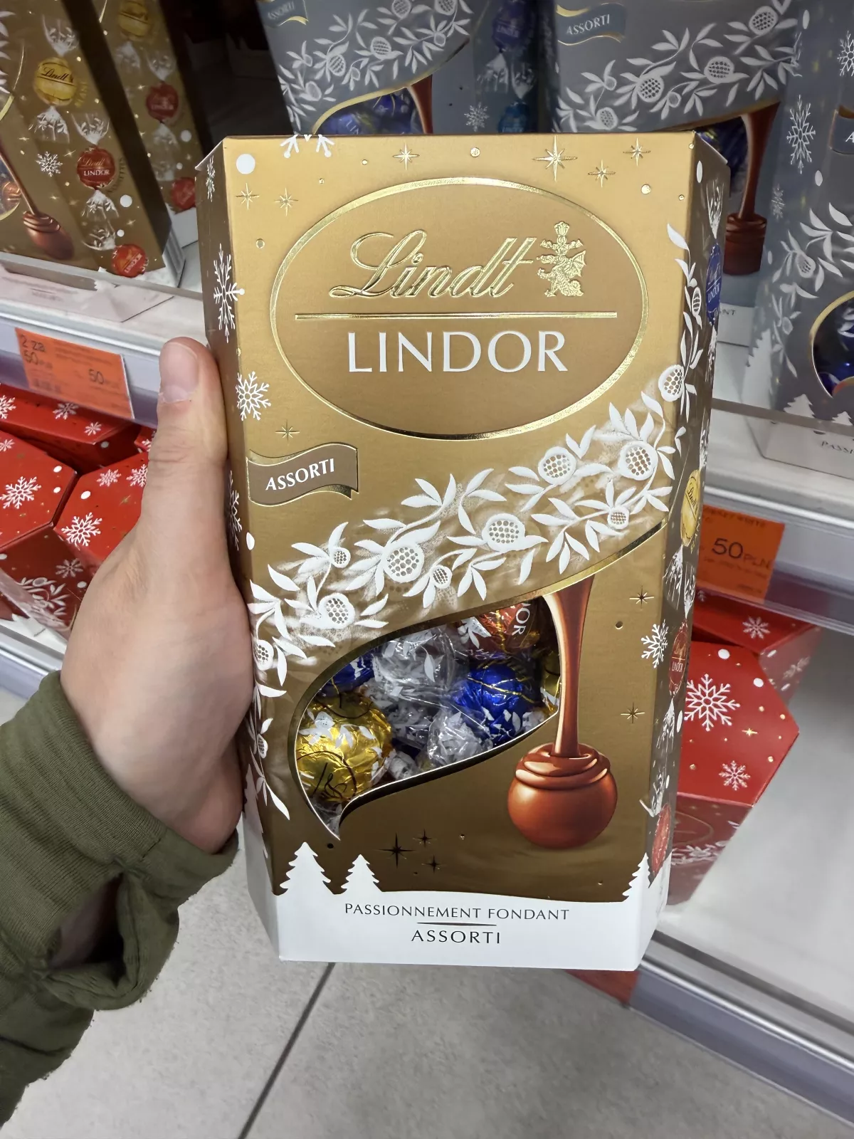 Lindt Lindor Assorti (edycja świąteczna) | 337g