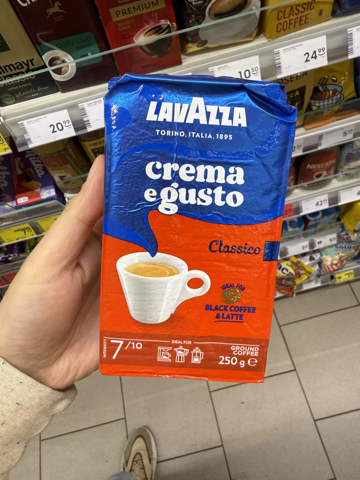 Lavazza Crema e Gusto Classico kawa mielona | 250g
