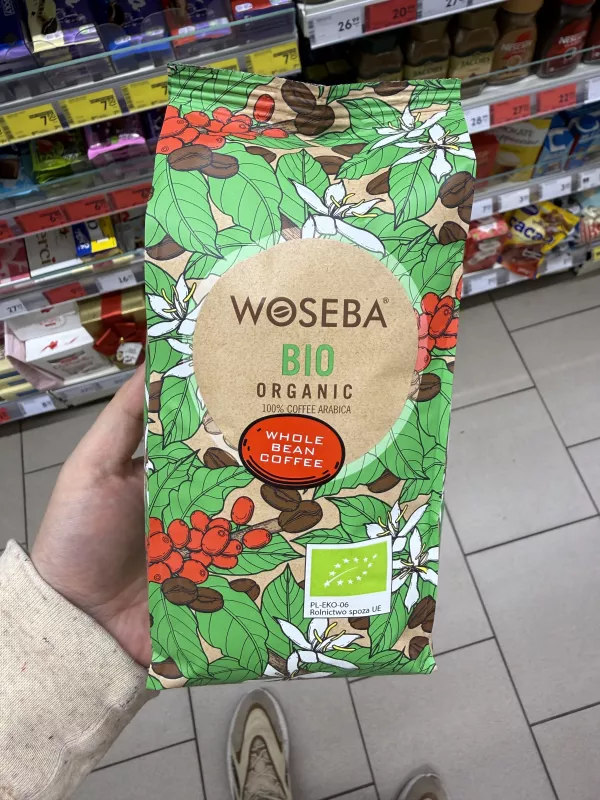 Woseba Bio Organic kawa ziarnista | 250g