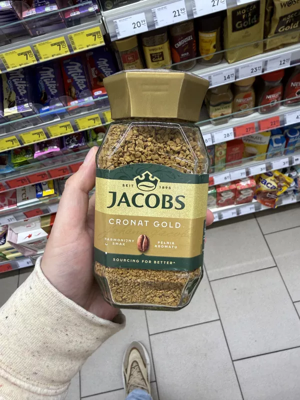 Jacobs Cronat Gold kawa rozpuszczalna liofilizowana | 100g