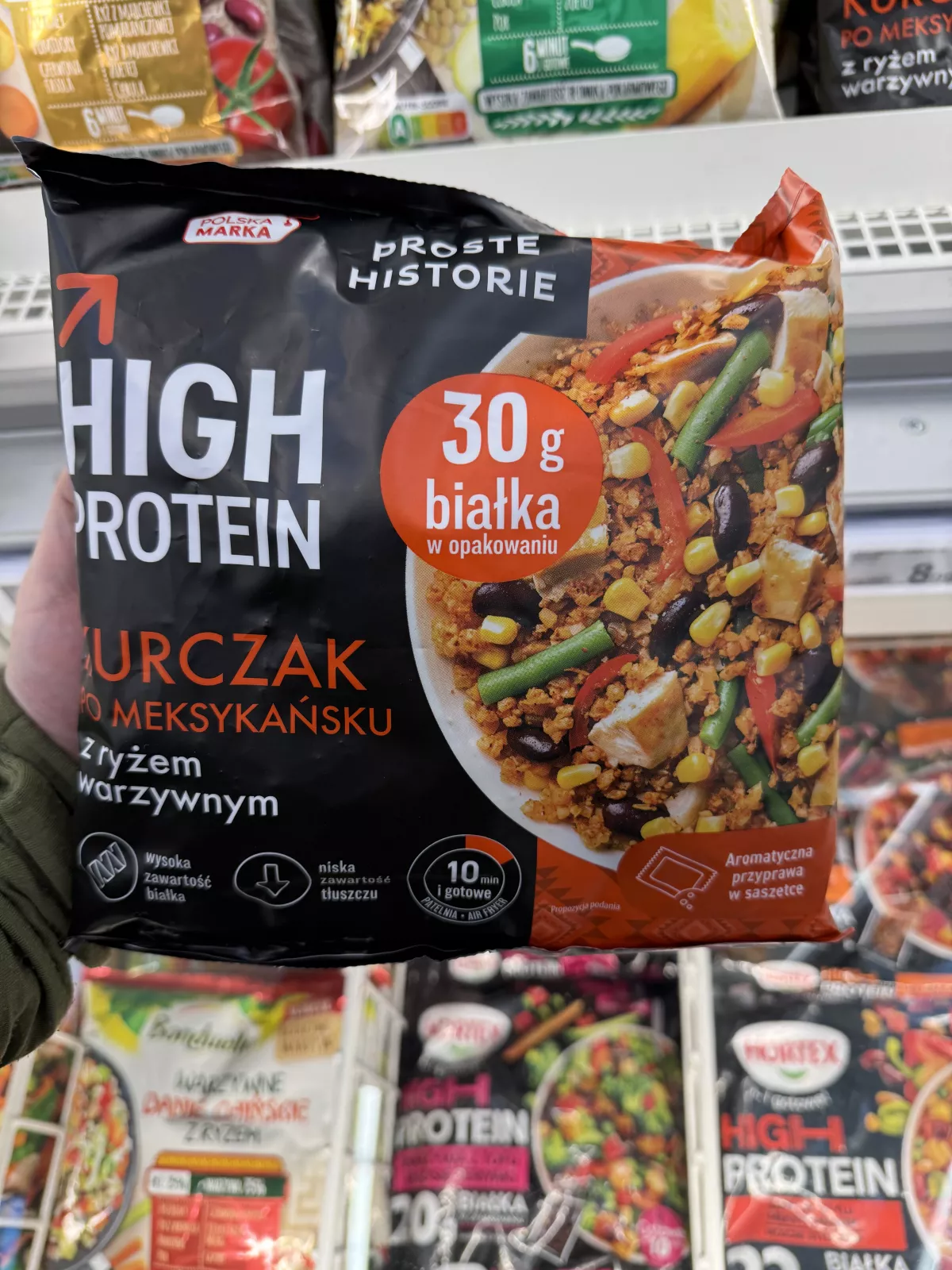 Proste Historie High Protein Kurczak po meksykańsku z ryżem warzywnym | 400g