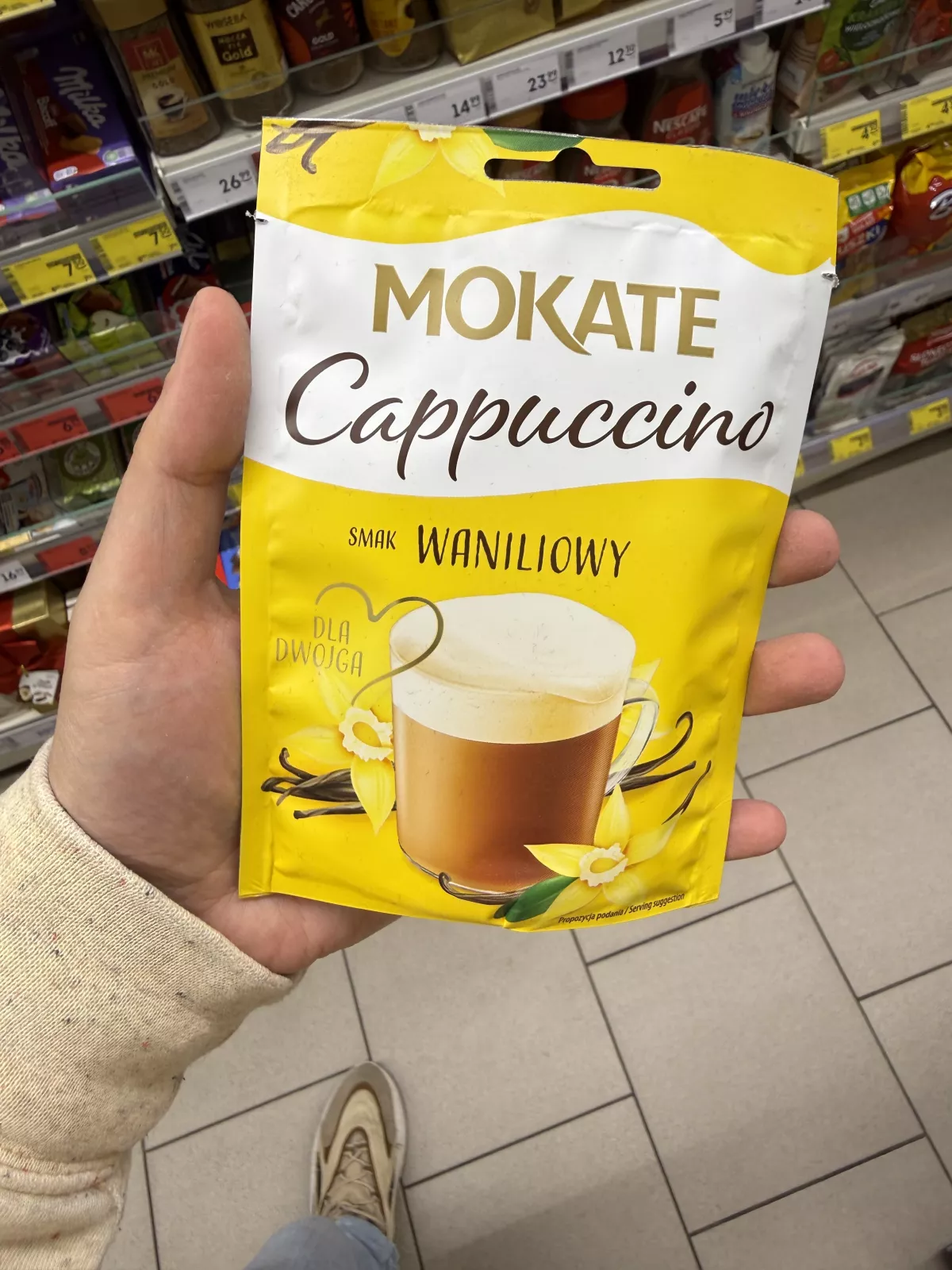 Mokate Cappuccino dla Dwojga smak waniliowy | 40g