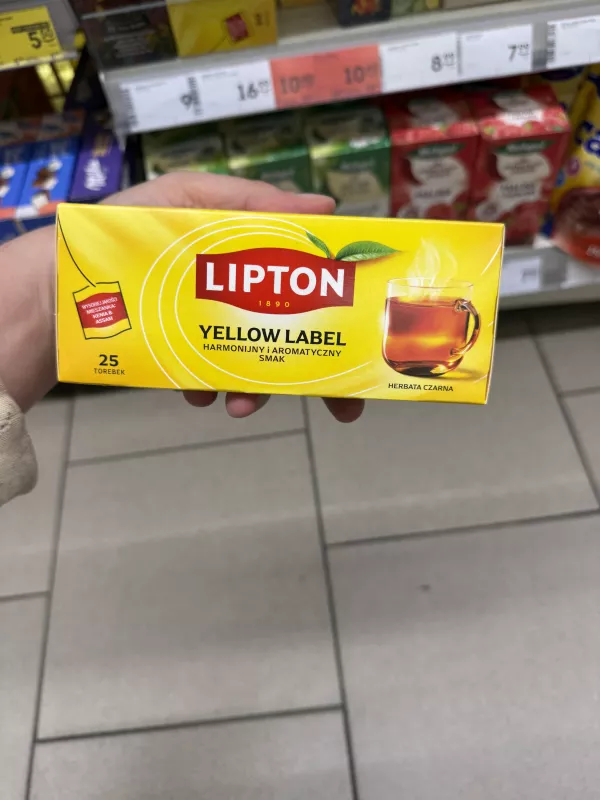 Lipton Yellow Label herbata czarna 25 torebek | 50g