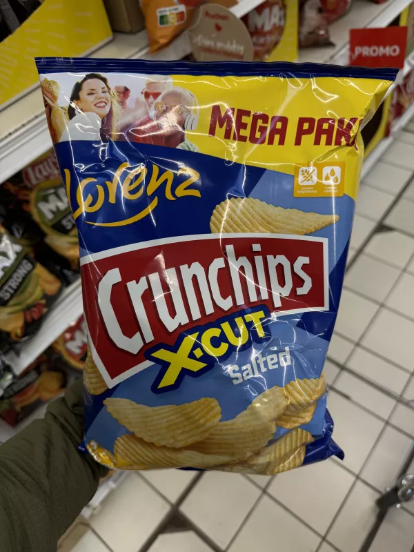 Crunchips X-Cut Salted | 200g