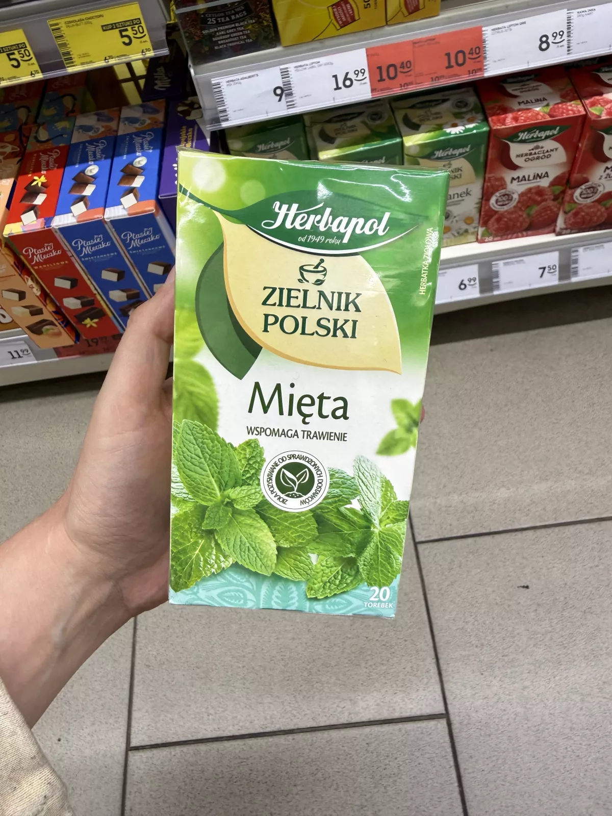 Herbapol Zielnik Polski Mięta | 40g