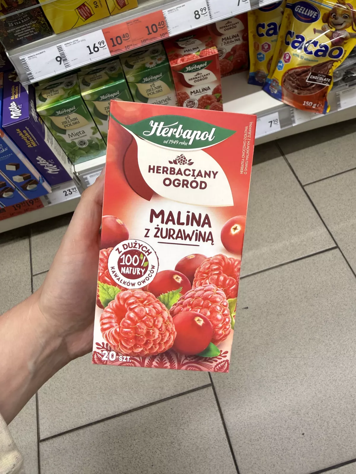 Herbapol Herbaciany Ogród Malina z żurawiną | 54g