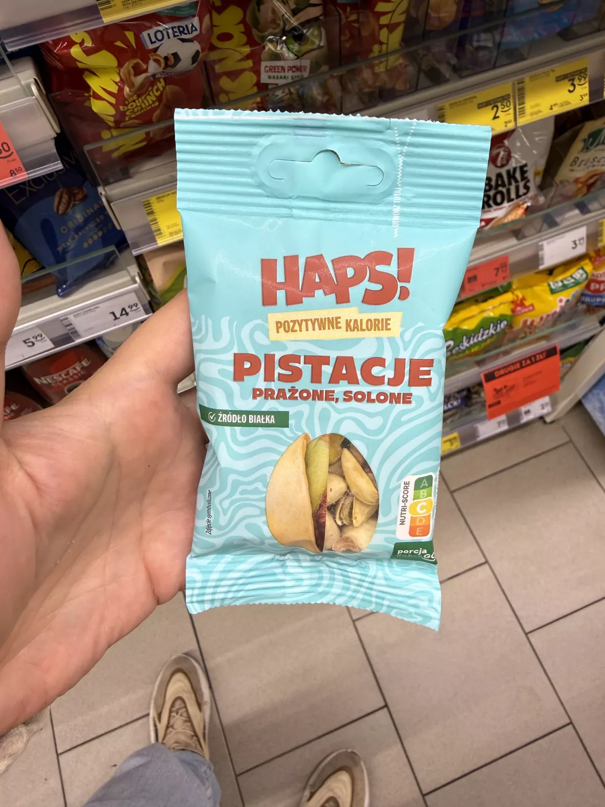 Haps! Pistacje prażone, solone | 30g