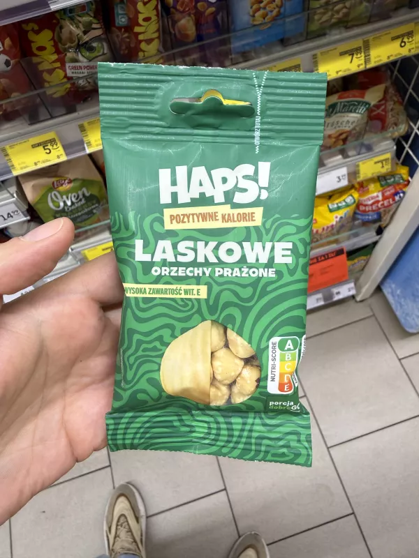 Haps! Laskowe orzechy prażone | 30g