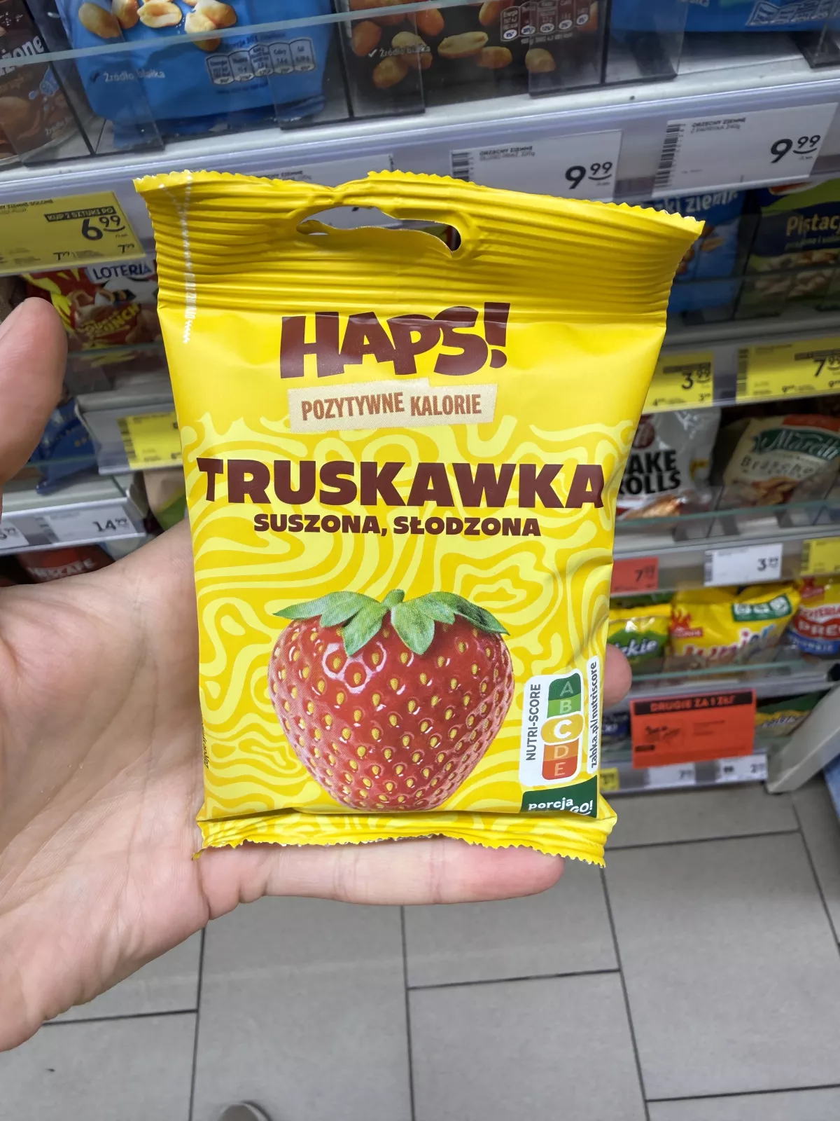 Haps! Truskawka suszona słodzona | 15g