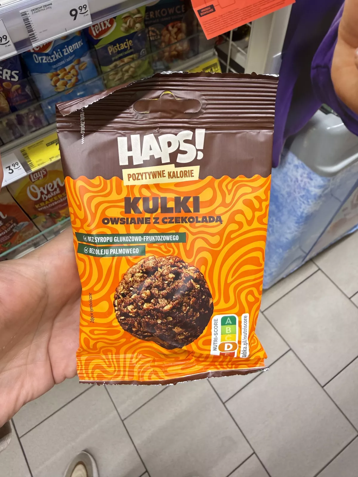 Haps! Kulki owsiane z czekoladą | 35g