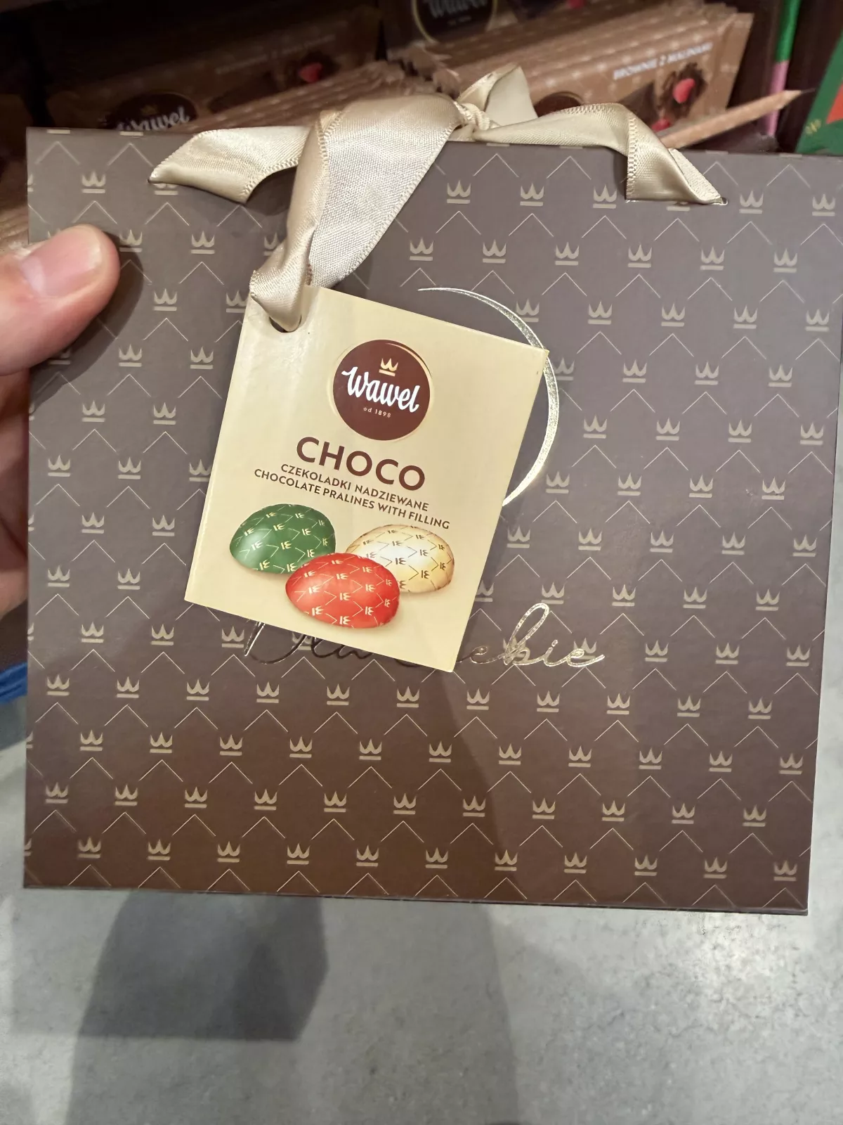 Wawel Choco czekoladki nadziewane Dla Ciebie (brązowa torebka) | 300g