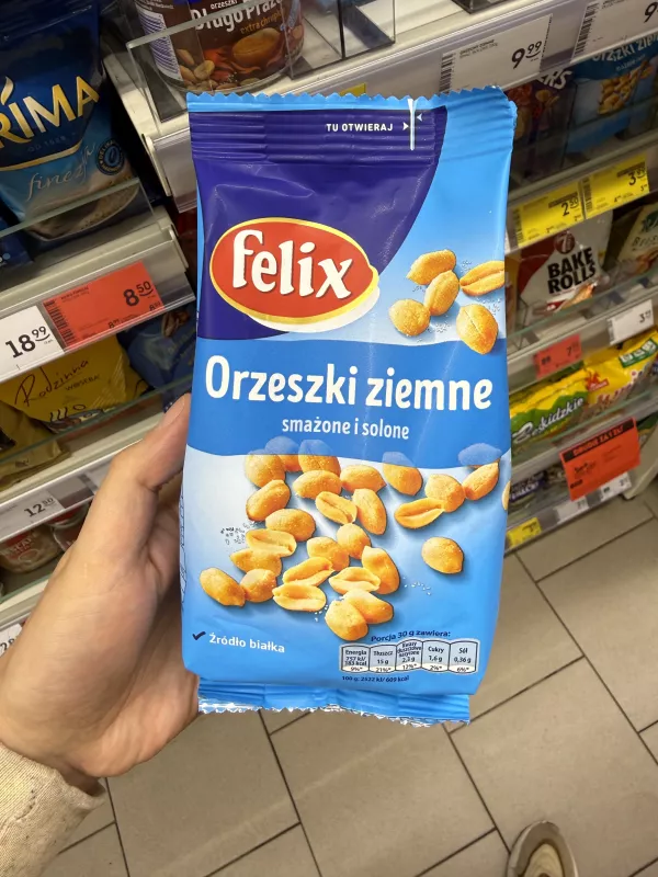 Felix Orzeszki ziemne smażone i solone | 220g