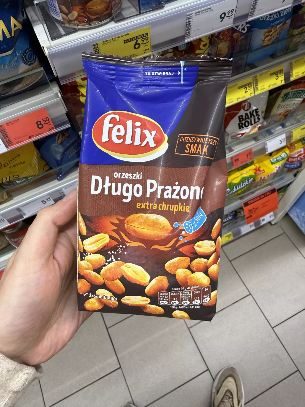 Felix Orzeszki Długo Prażone extra chrupkie z solą | 220g