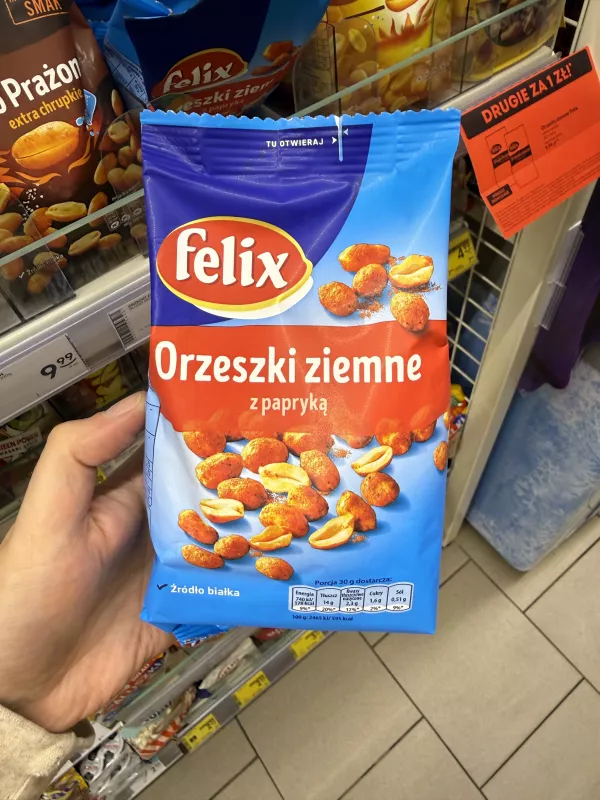 Felix Orzeszki ziemne z papryką | 240g