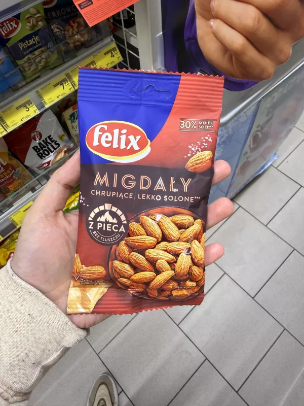 Felix Migdały z pieca lekko solone | 70g