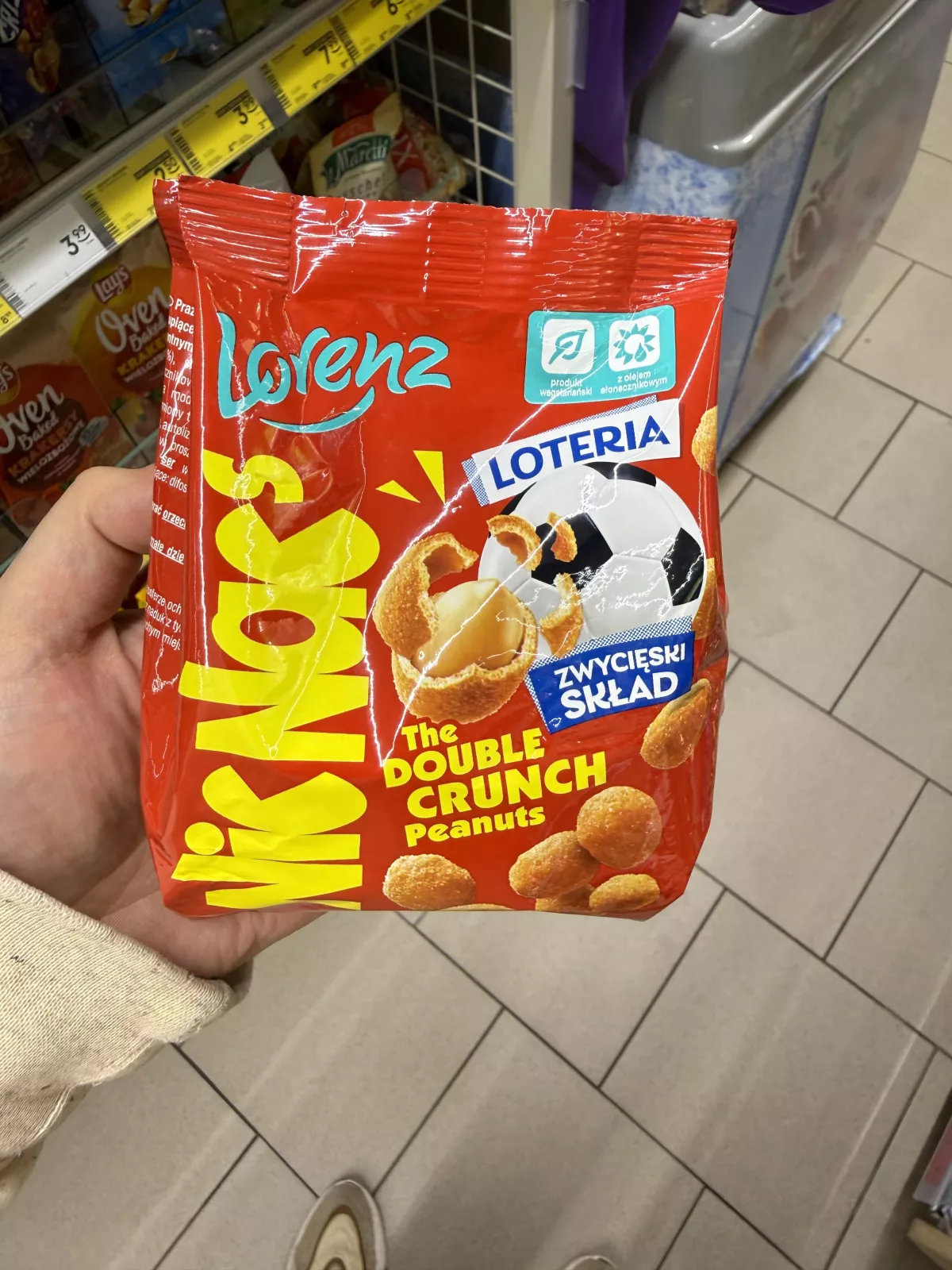 Lorenz NicNac’s The Double Crunch Peanuts (edycja Loteria / Zwycięski Skład Lorenz) | 125g