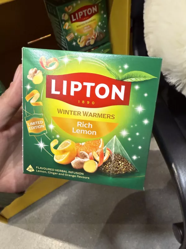 Lipton Winter Warmers Rich Lemon herbatka ziołowa aromatyzowana 20 torebek | 34g